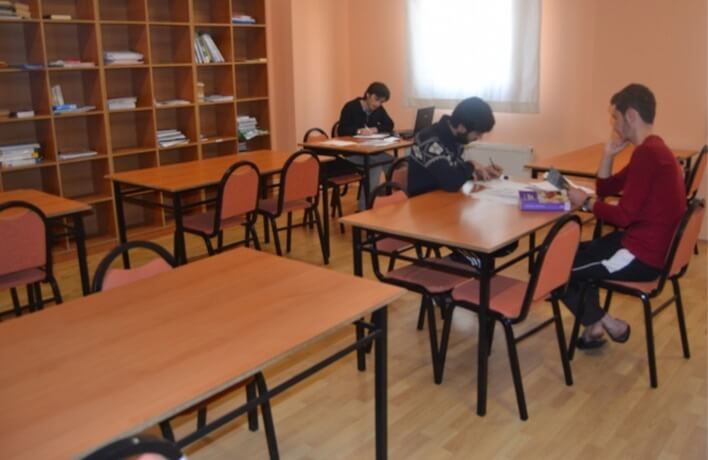 İlim Yayma Cemiyeti Asaf Ataseven Yükseköğretim Erkek Öğrenci Yurdu Çalışma Odası