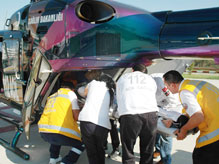 Ambulans Helikopter, Melahat Hanım(83) İçin Havalandı